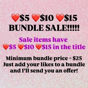 $5 $10 $15 BUNDLE SALE!!!